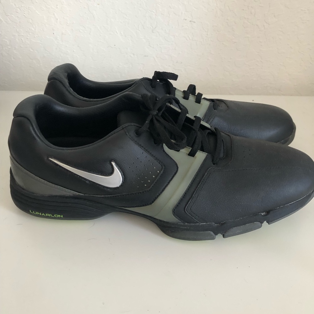 Nike Lunarlon Black Golf Shoes